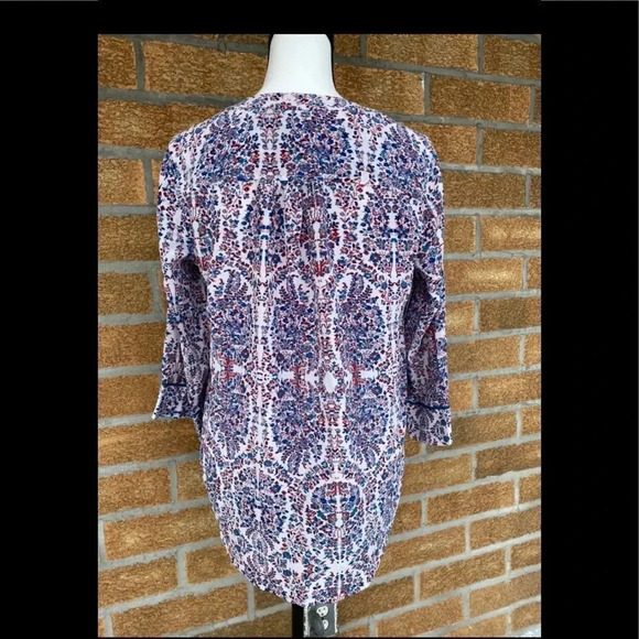 Rebecca Taylor
3/4 Sleeve Split Neck PaisleyBlouse - Picture 10 of 12